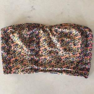 Floral tube top
